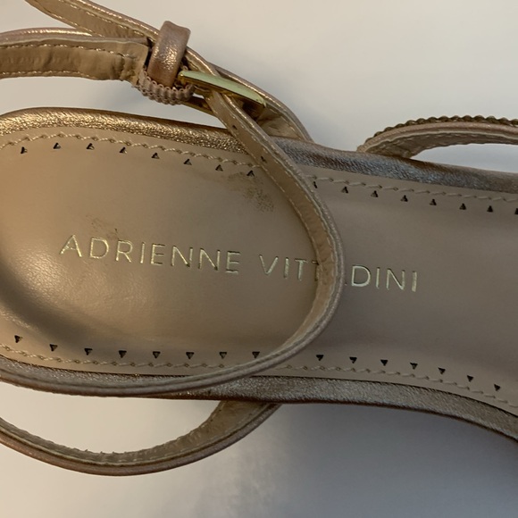 Adrienne Vittadini wedge sandals rose gold 8 - Picture 6 of 8